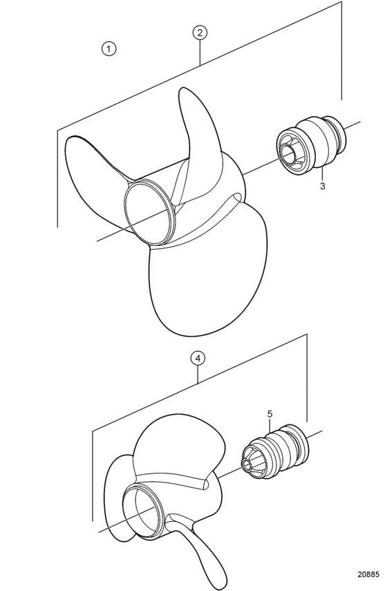 Схема узла Propeller, Duoprop Для Volvo Penta Dpx-R 1.78