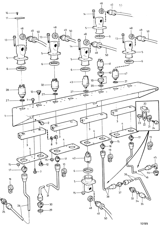 Схема узла Supervising Equipment. Classifiable Для Volvo Penta Tamd162A