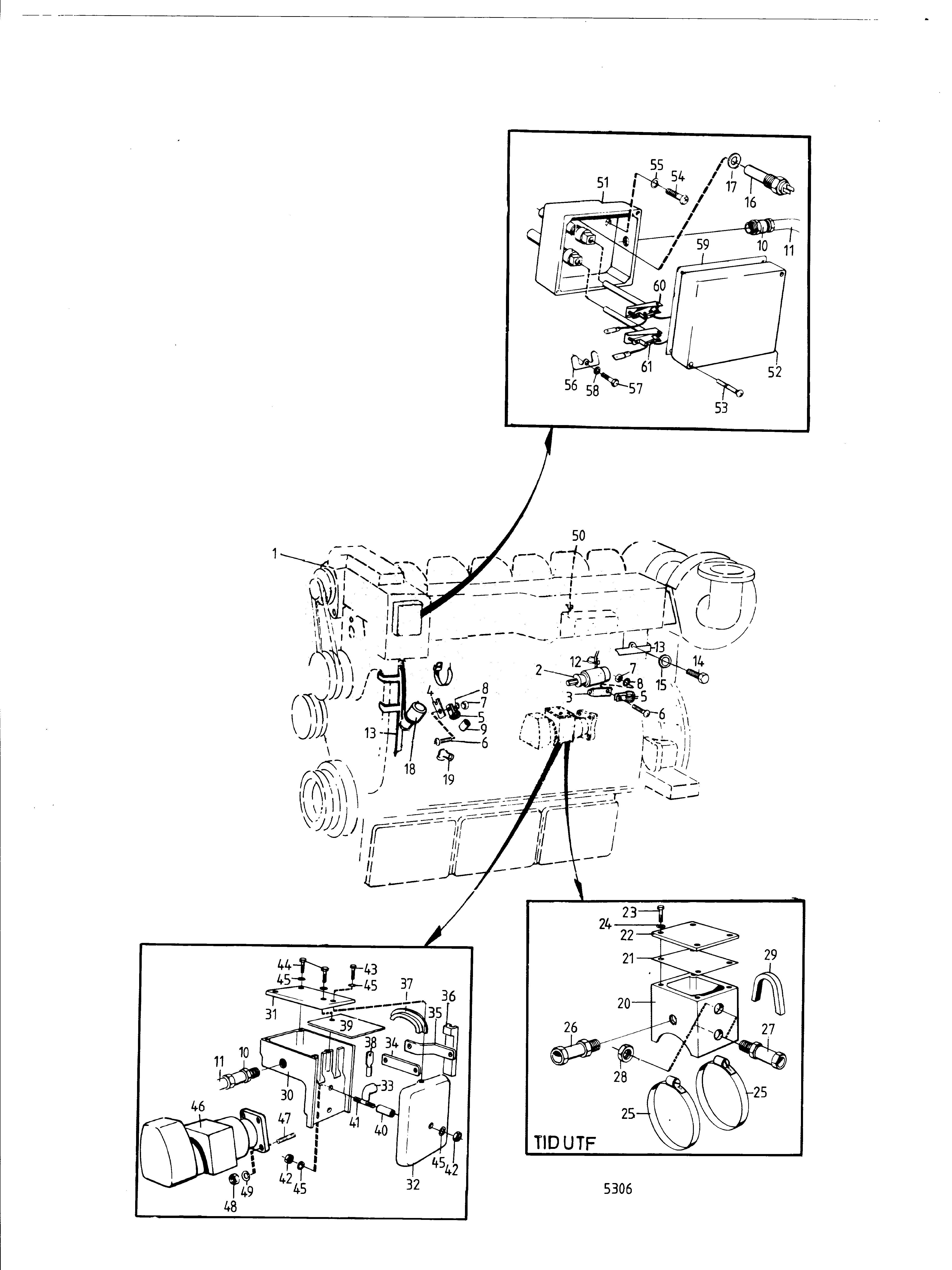 Схема узла Electrical System, Classified Engine Spec.86717 Alt