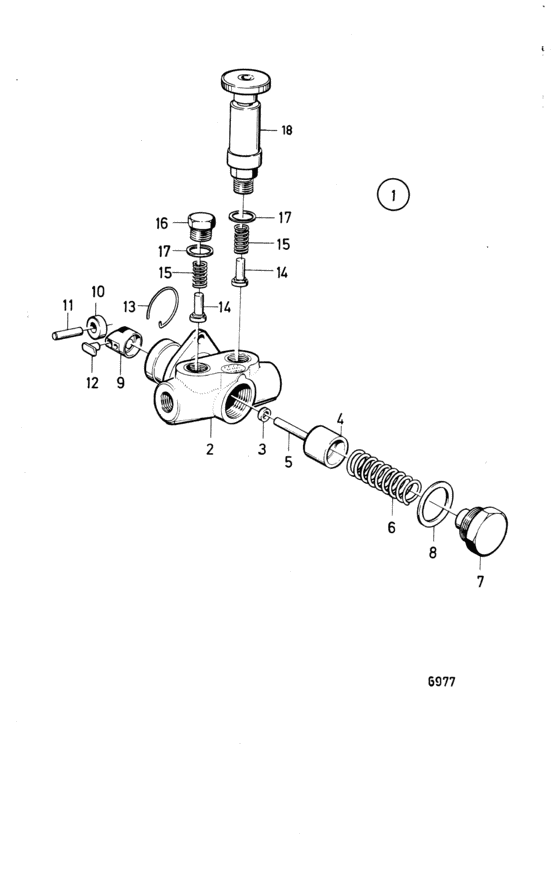 Схема узла Fuel Feed Pump: 243083 Для Volvo Penta Tad120Chc