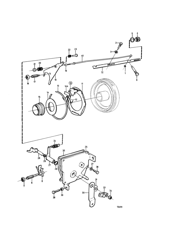 Схема узла Regulation System Для Volvo Penta 2003B-Solas