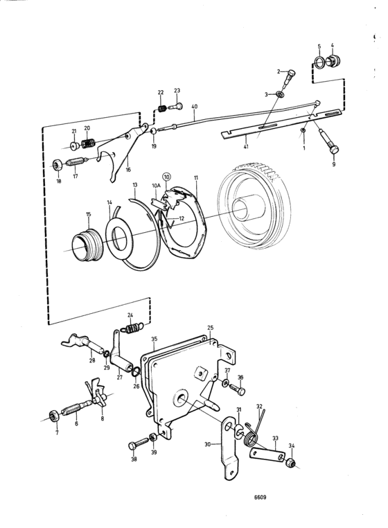 Схема узла Regulation System Для Volvo Penta 2003D