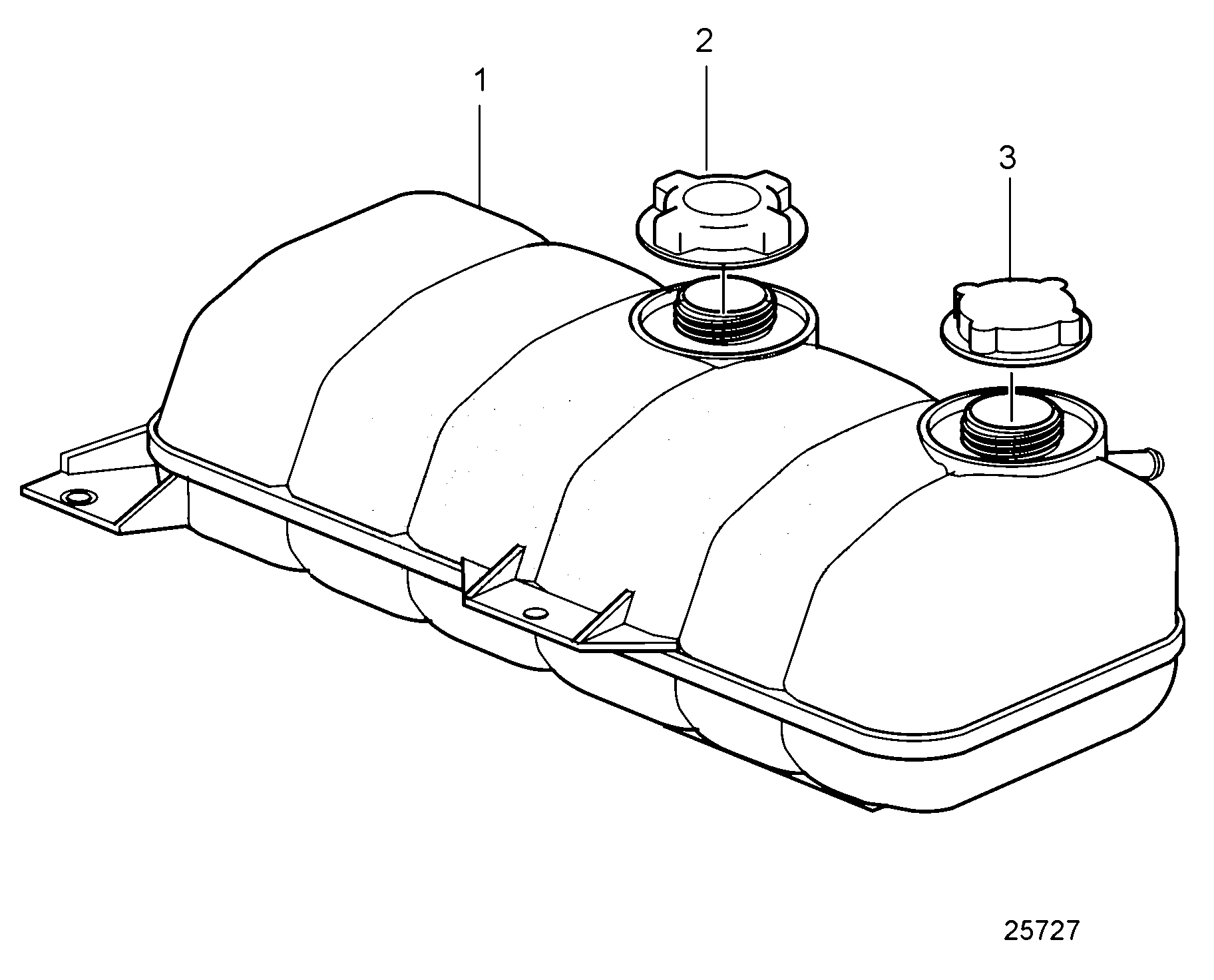 Схема узла Expansion Tank. Alternative Mounting