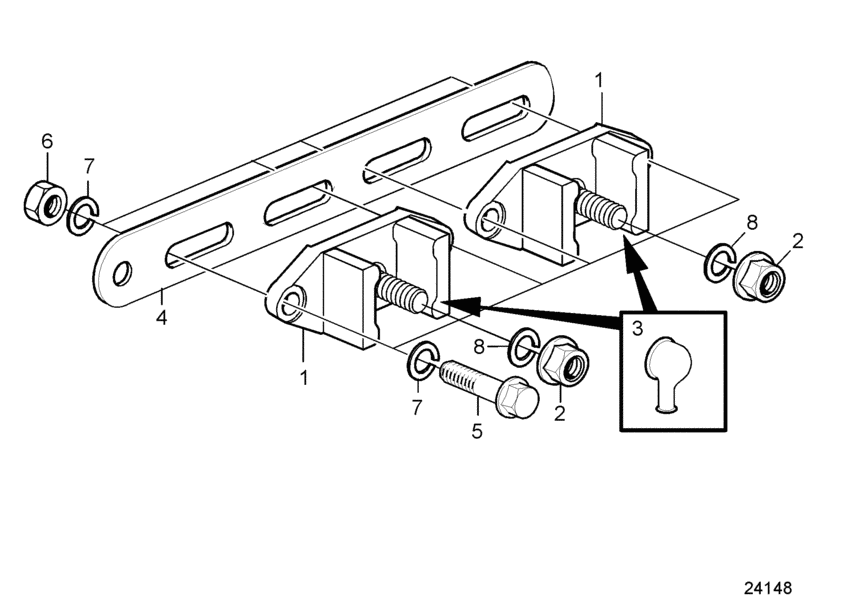 Схема узла No Starter Для Volvo Penta D5A-A Ta