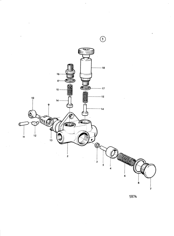 Схема узла Fuel Feed Pump Для Volvo Penta Tamd60A