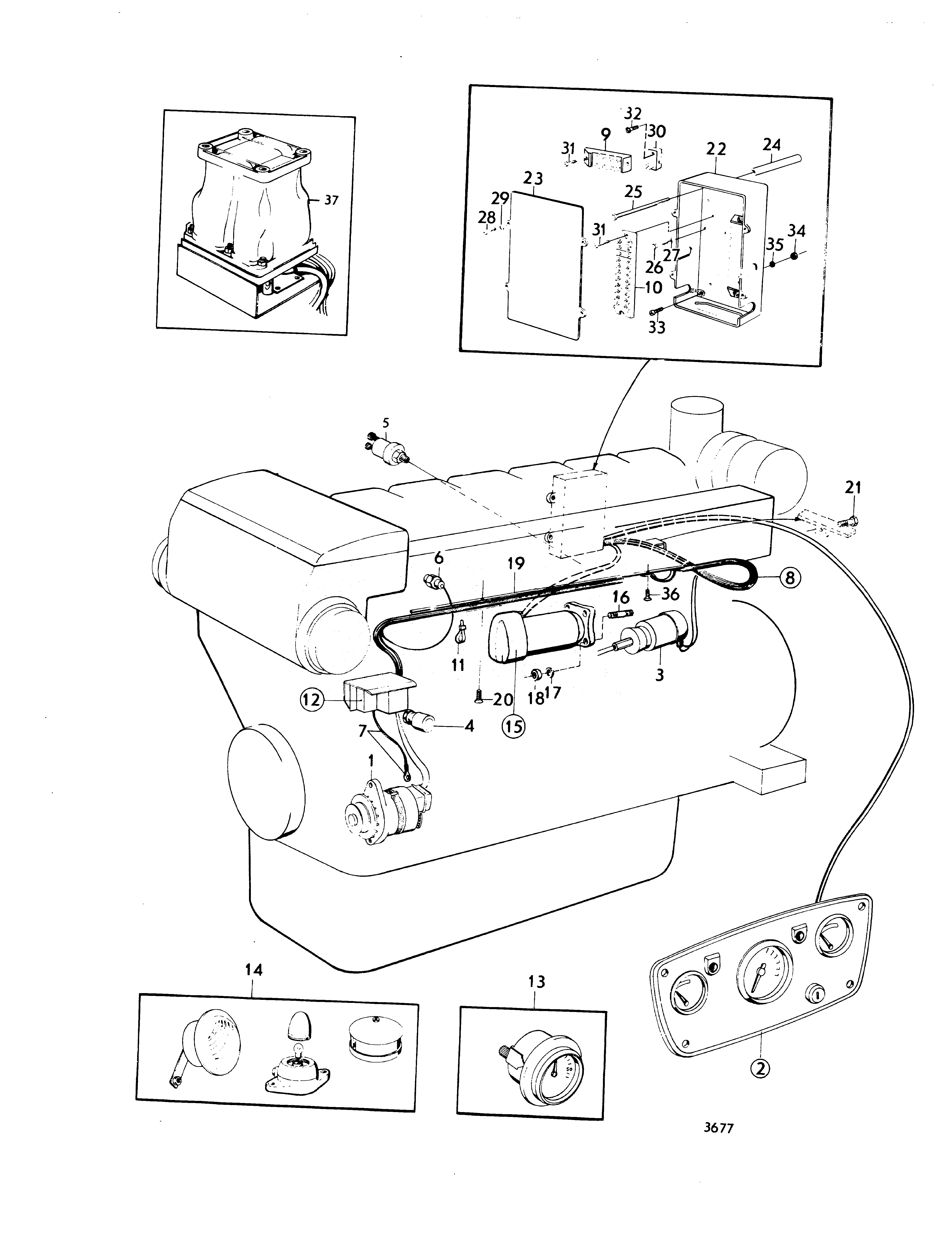 Схема узла El. Equipment And Instruments Std Mo-Xxxx/29427
