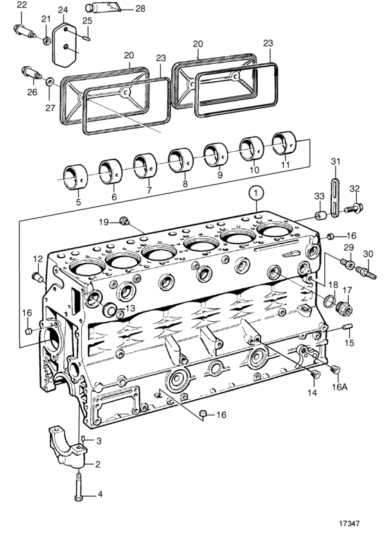 Схема узла Barrel Assy Cylinder Для Volvo Penta Tamd75P-A