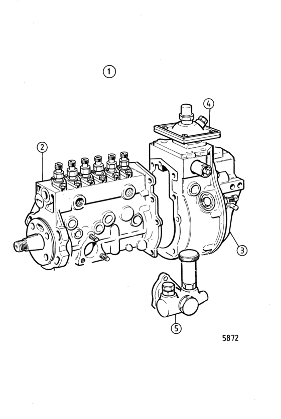 Схема узла Впрыск Топливный Насос Для Volvo Penta Tamd70C