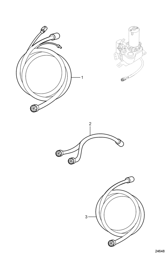 Схема узла Trim Harnesses Для Volvo Penta Sx-C1