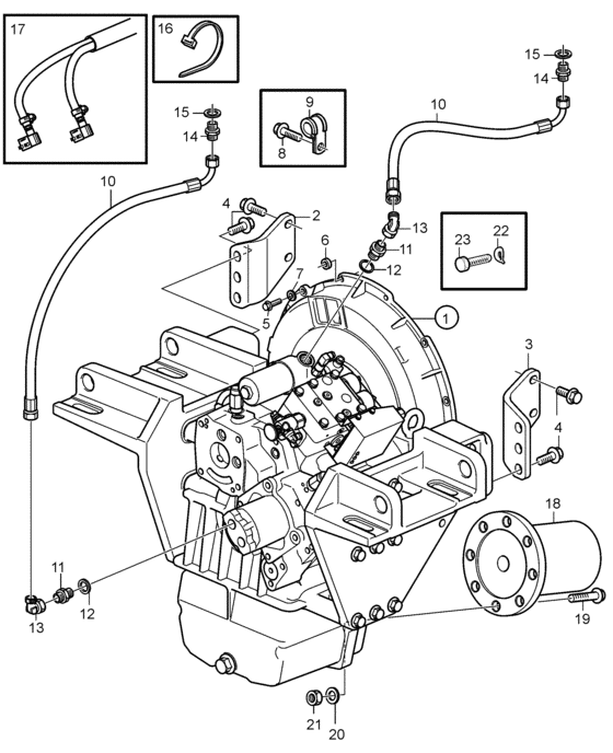 Схема узла Reversing Gear Mgx5114Iv Для Volvo Penta D13B-A Mp
