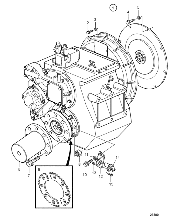 Схема узла Connecting Components Mg 5145 Для Volvo Penta D16C-A Mh