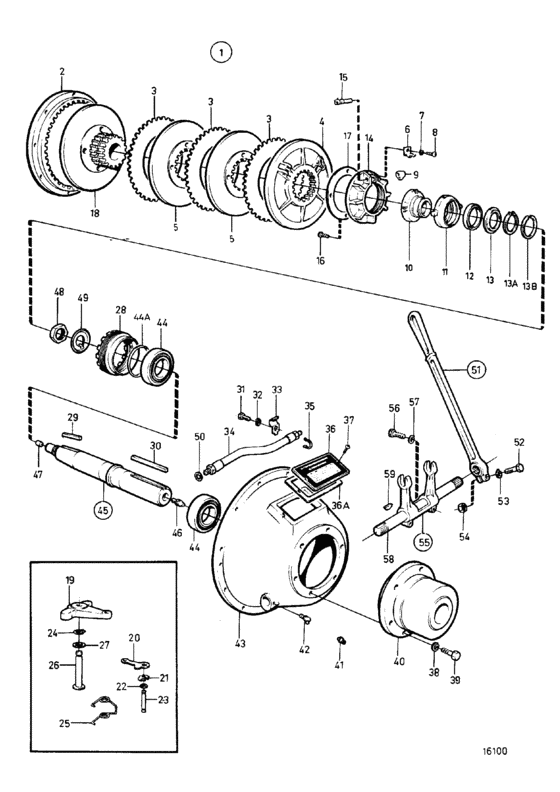 Схема узла Clutch Ap314, Components Для Volvo Penta Tamd122D