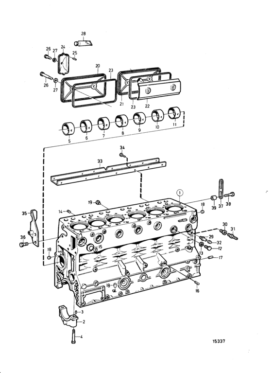 Схема узла Barrel Assy Cylinder Для Volvo Penta Tamd72A