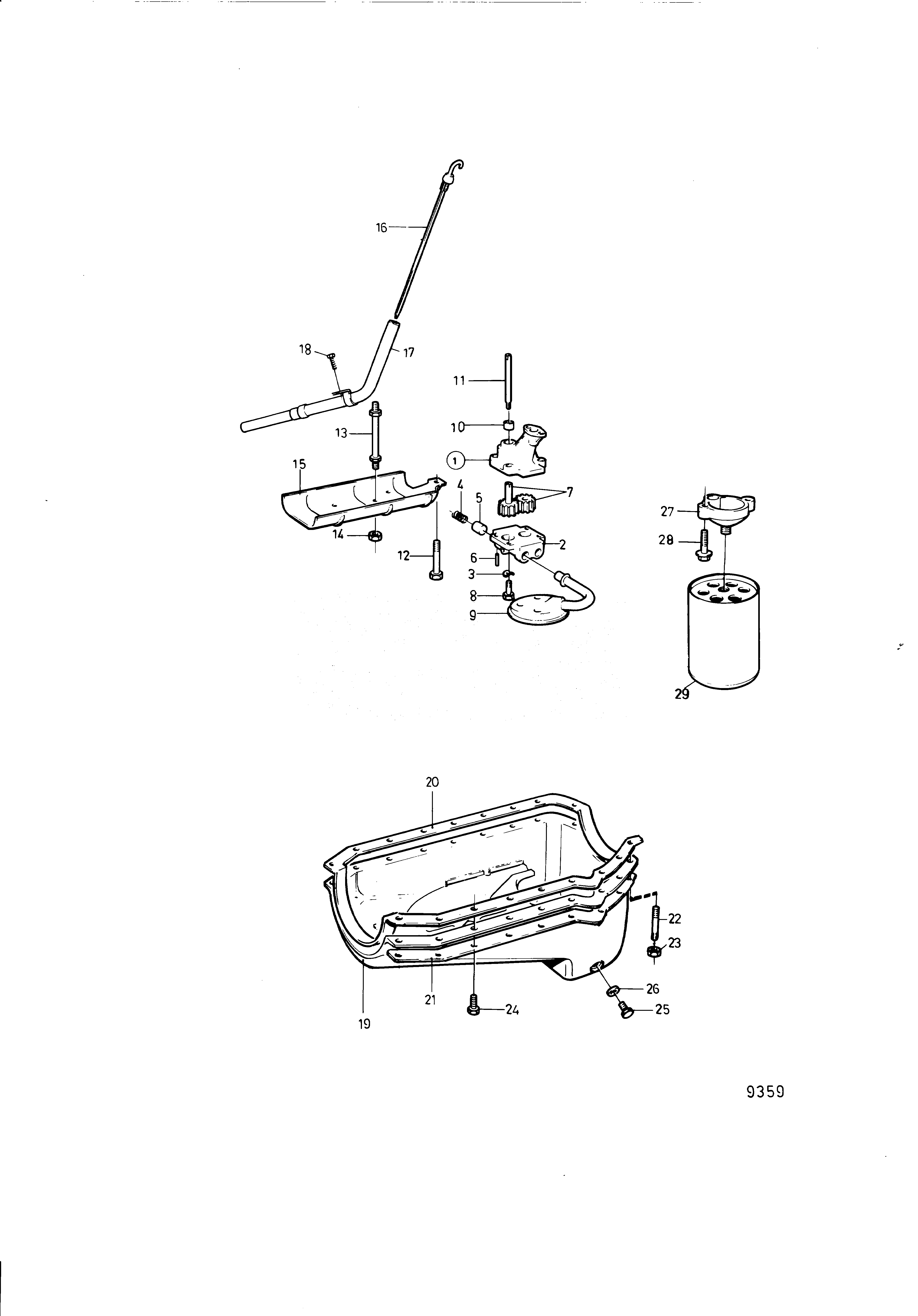 Схема узла Система Смазки
