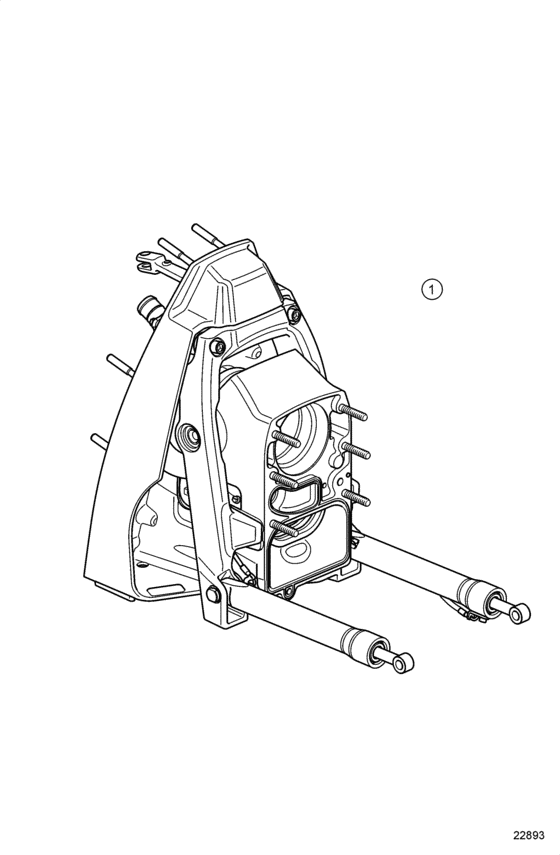 Схема узла Transom Shield, Complete Для Volvo Penta Sx-Aaclt42