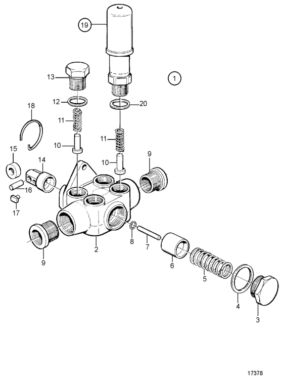 Схема узла Fuel Feed Pump, Components Для Volvo Penta Tamd103A-A