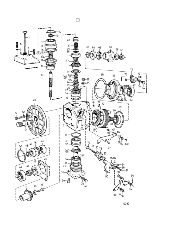 Схема узла Reverse Gear Ms4A: 853781 Для Volvo Penta 570A