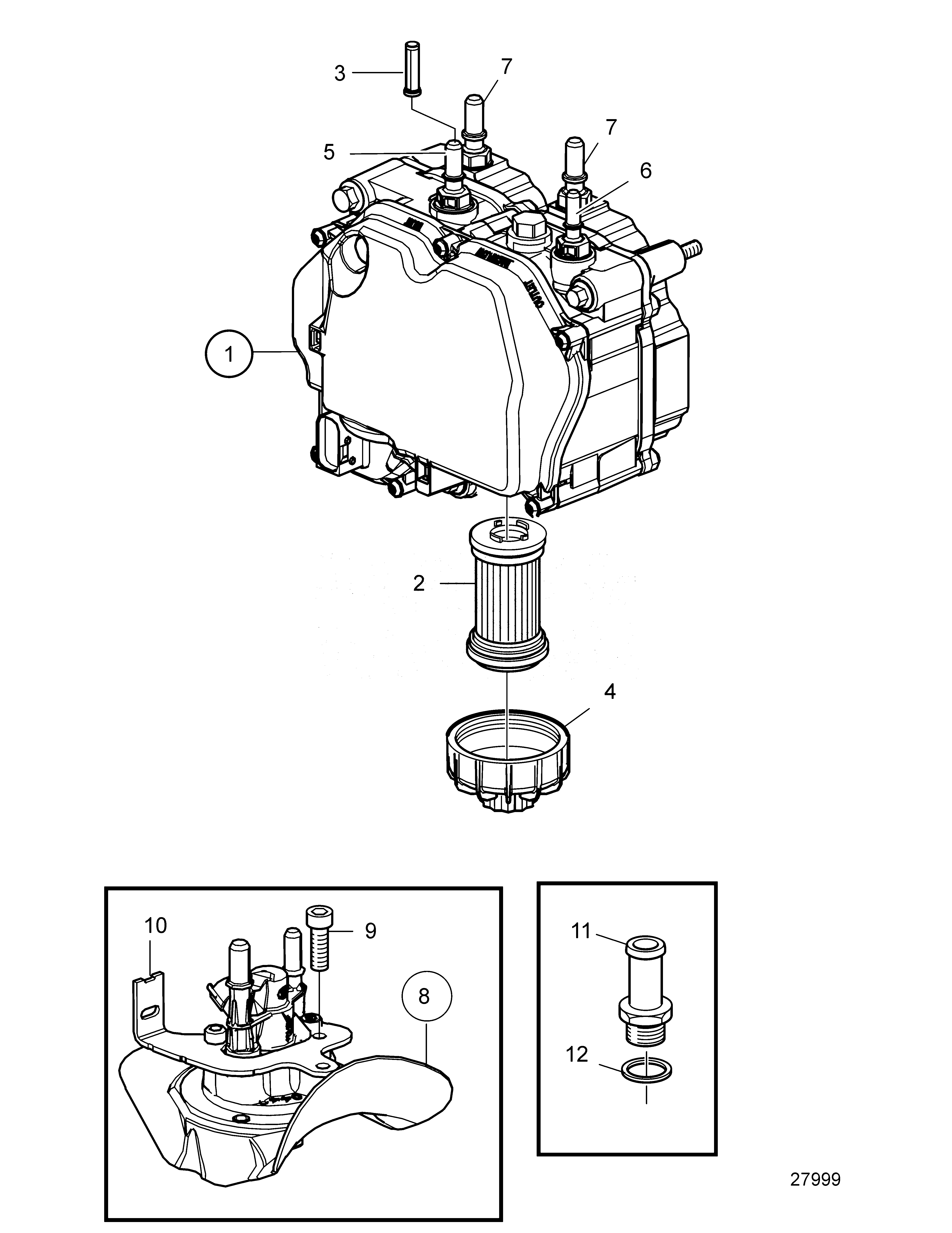 Схема узла Scr. Pump Unit