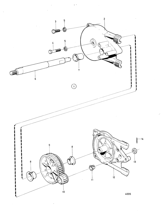 Схема узла Steering Set Для Volvo Penta 2003B-Solas