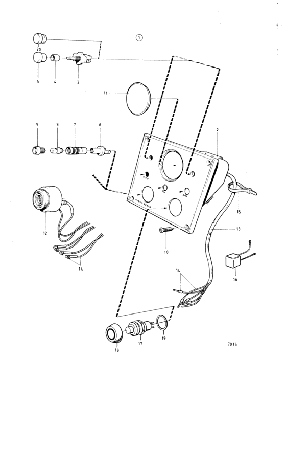 Схема узла Панель Инструментов Для Volvo Penta Mb2