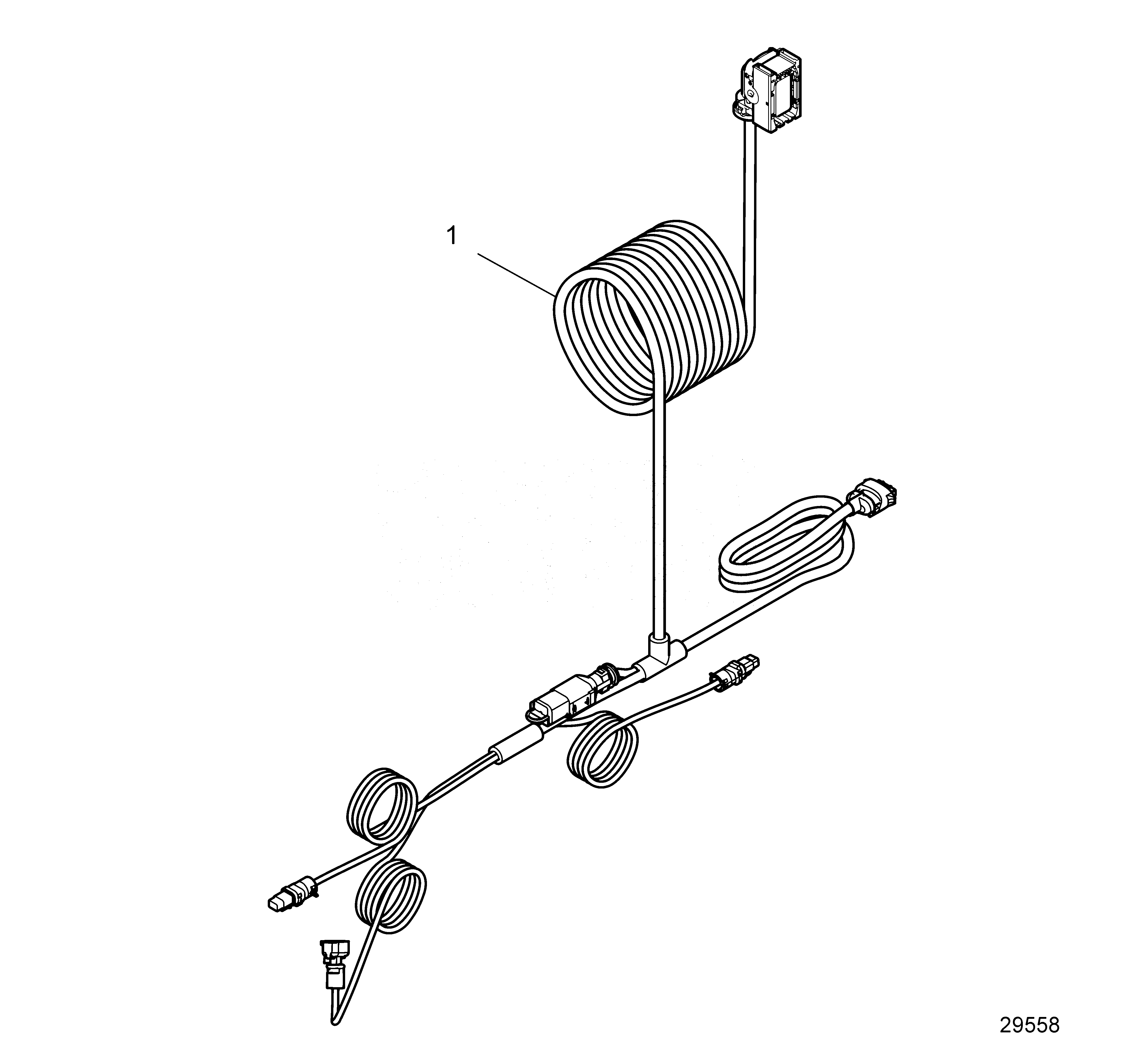 Схема узла Scr.wiring Harness Muffler