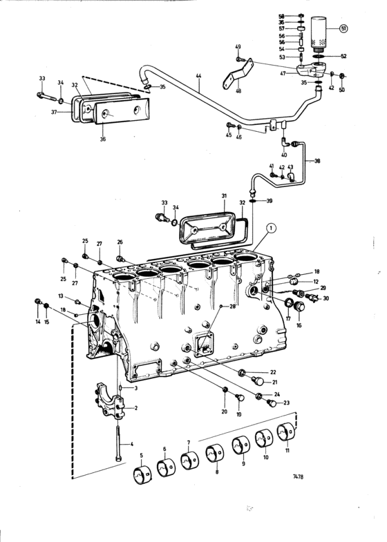 Схема узла Barrel Assy Cylinder Для Volvo Penta Tamd60C