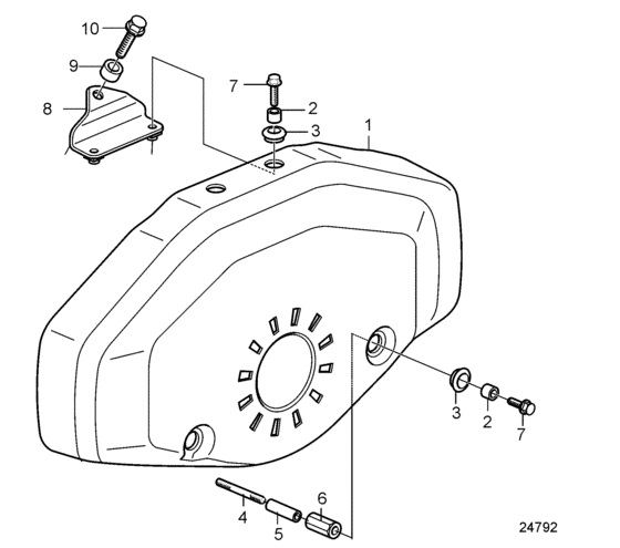 Схема узла Belt Guard Для Volvo Penta D3-220A-D
