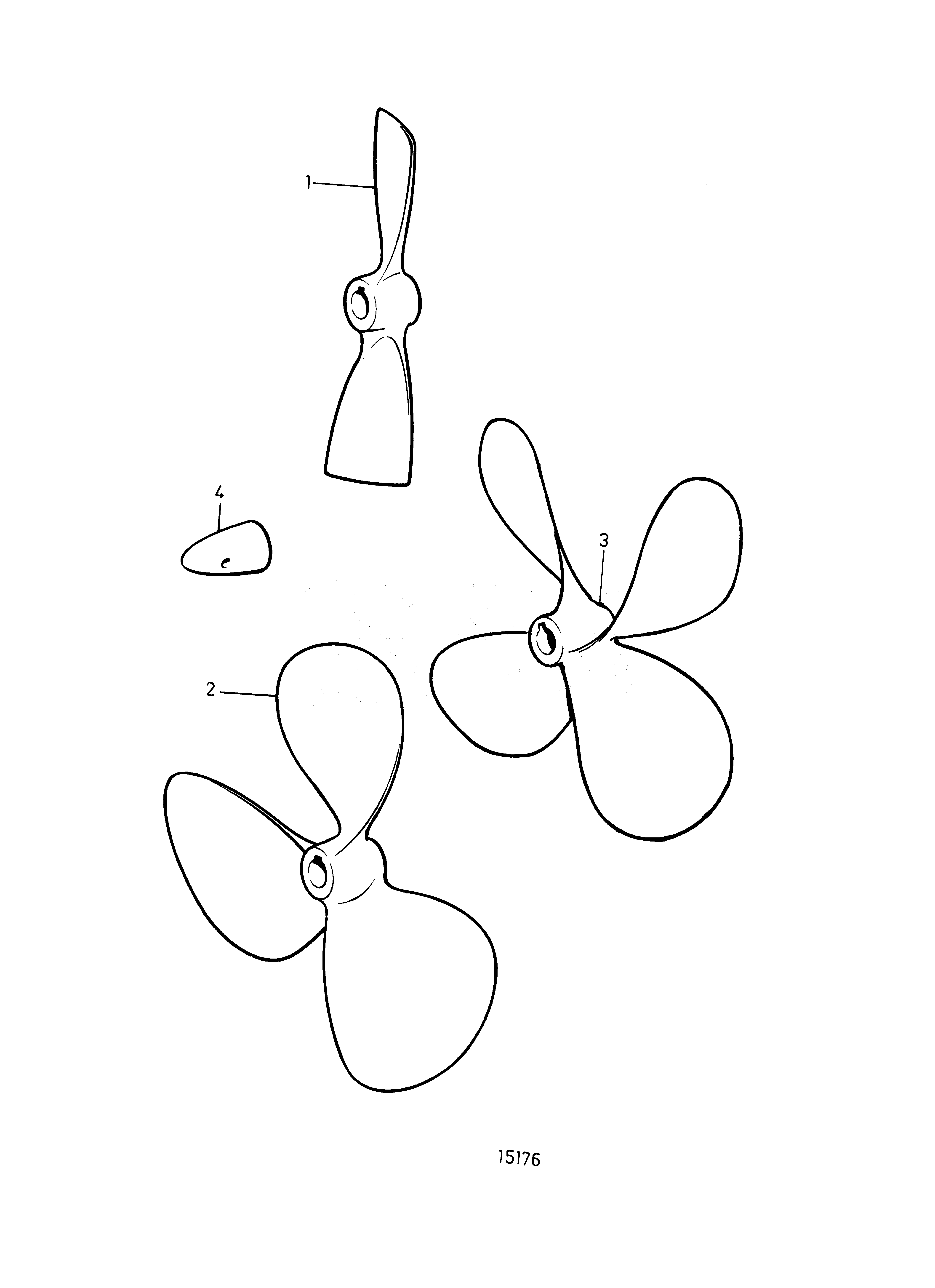 Схема узла Bronze Propeller And Zinc Anode, Acc. To Iso-Std