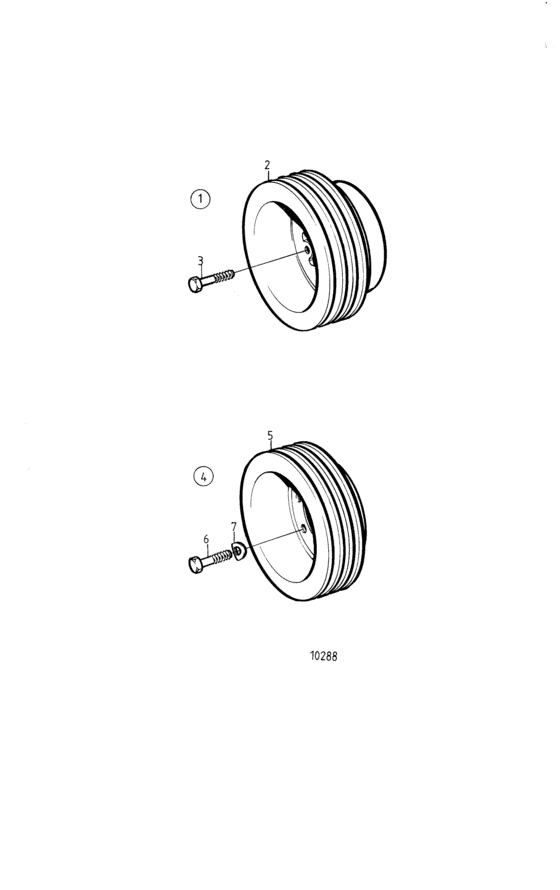 Схема узла Boss Pulley Для Volvo Penta Ad31A