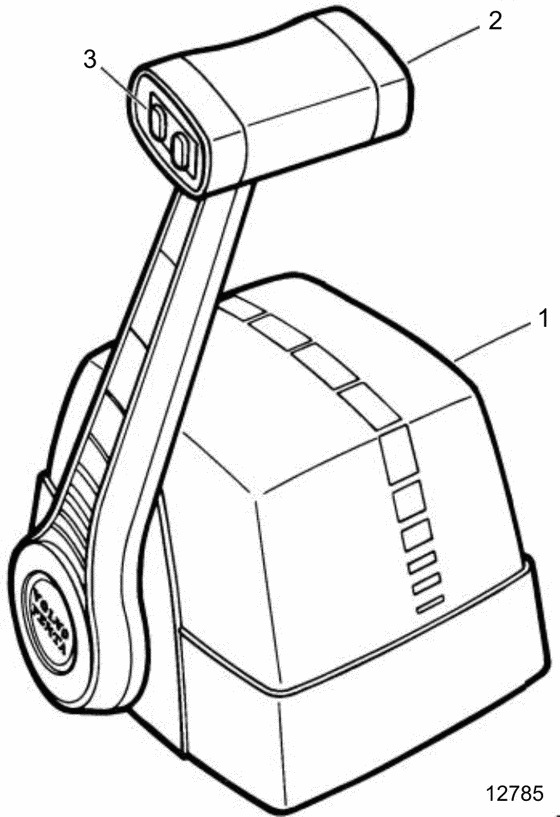 Схема узла Control, Top Single Для Volvo Penta Controls And Cables