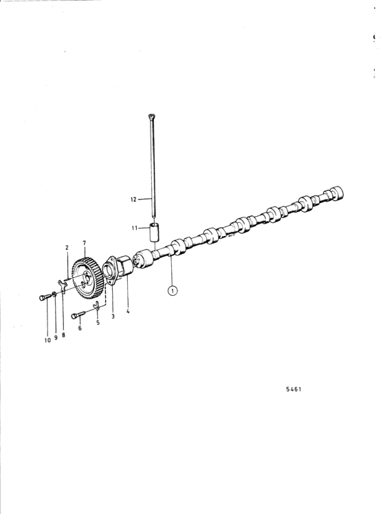 Схема узла Camshaft Assy Для Volvo Penta Td100Chc