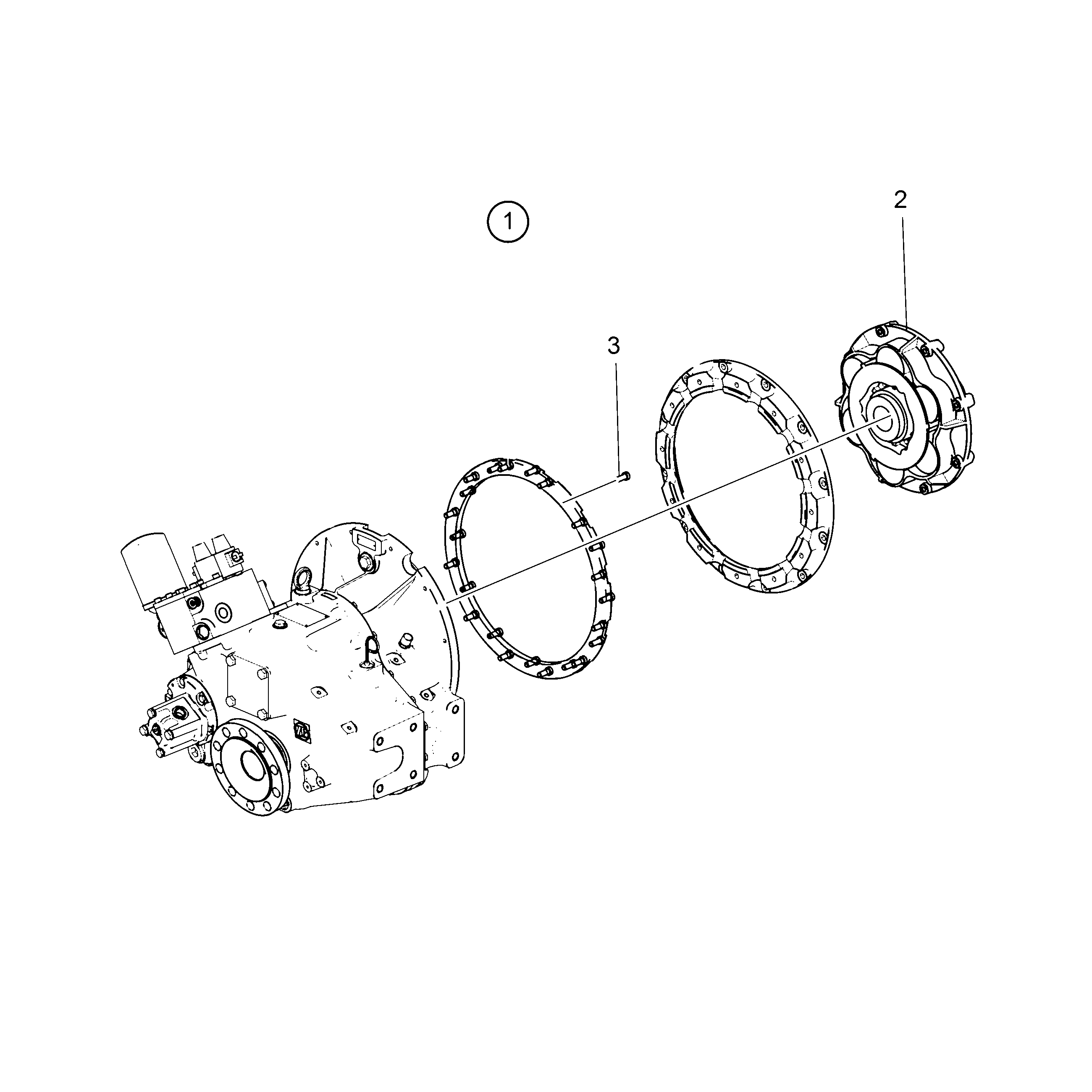 Схема узла Задний Ход Zf325-1A-E 2,417:1
