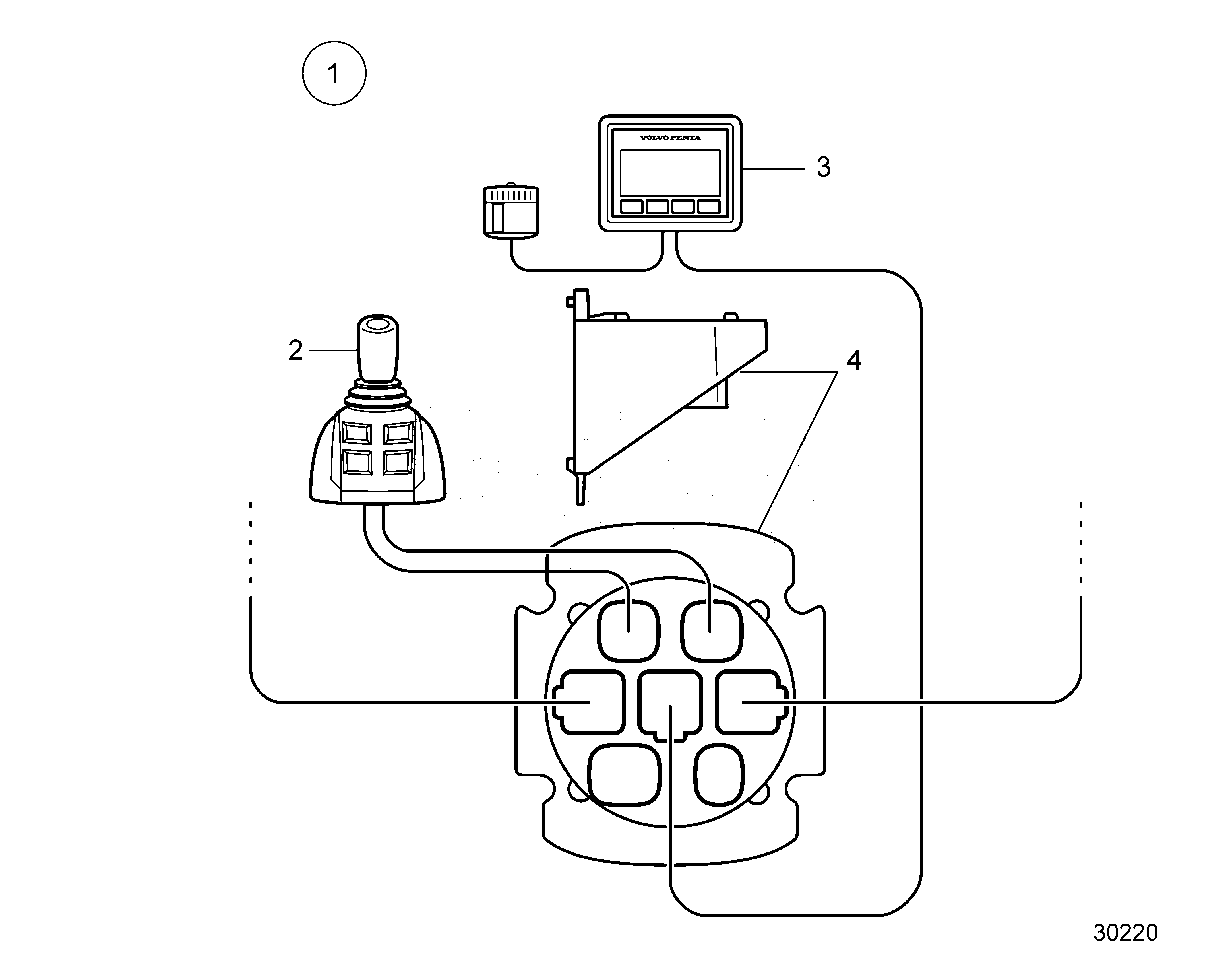 Схема узла Docking Station, Evc 2.0