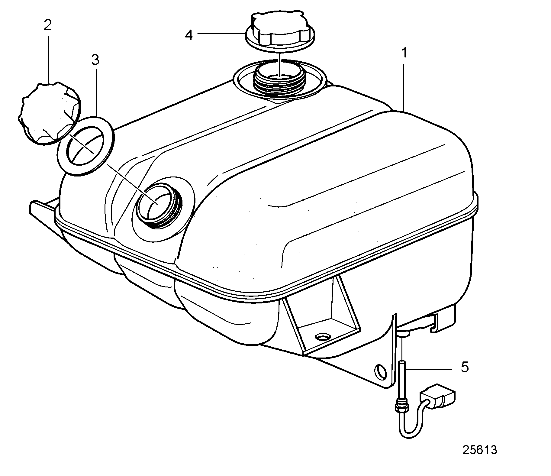 Схема узла Expansion Tank. Alternative Mounting. Hd