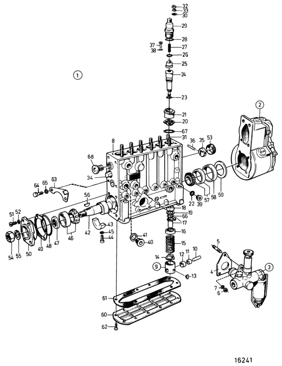 Схема узла Fuel Injection Pump, Components Для Volvo Penta Tmd121C