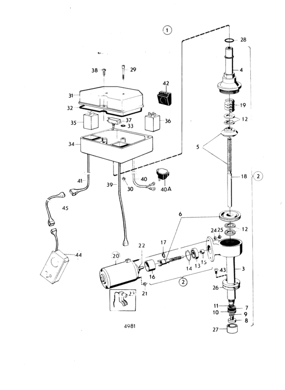 Схема узла Mechanical Lift Device Aq Drive Unit 270, Moxxxx/88000-: 839313 Для Volvo Penta Bb115C