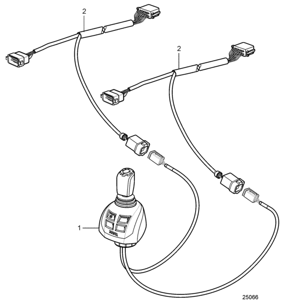 Схема узла Joystick Plus Для Volvo Penta D11A-C