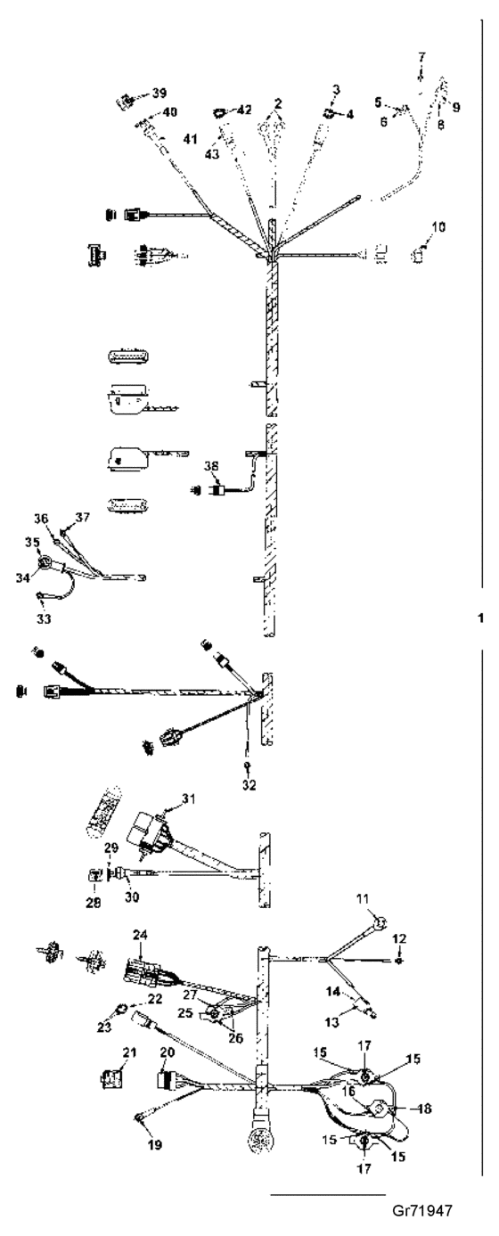 Схема узла Engine Harness Для Volvo Penta 7.4Gipwtr