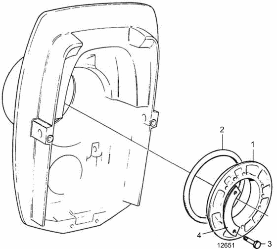 Схема узла Mounting Kit, Clamp Ring Для Volvo Penta Dpx-R