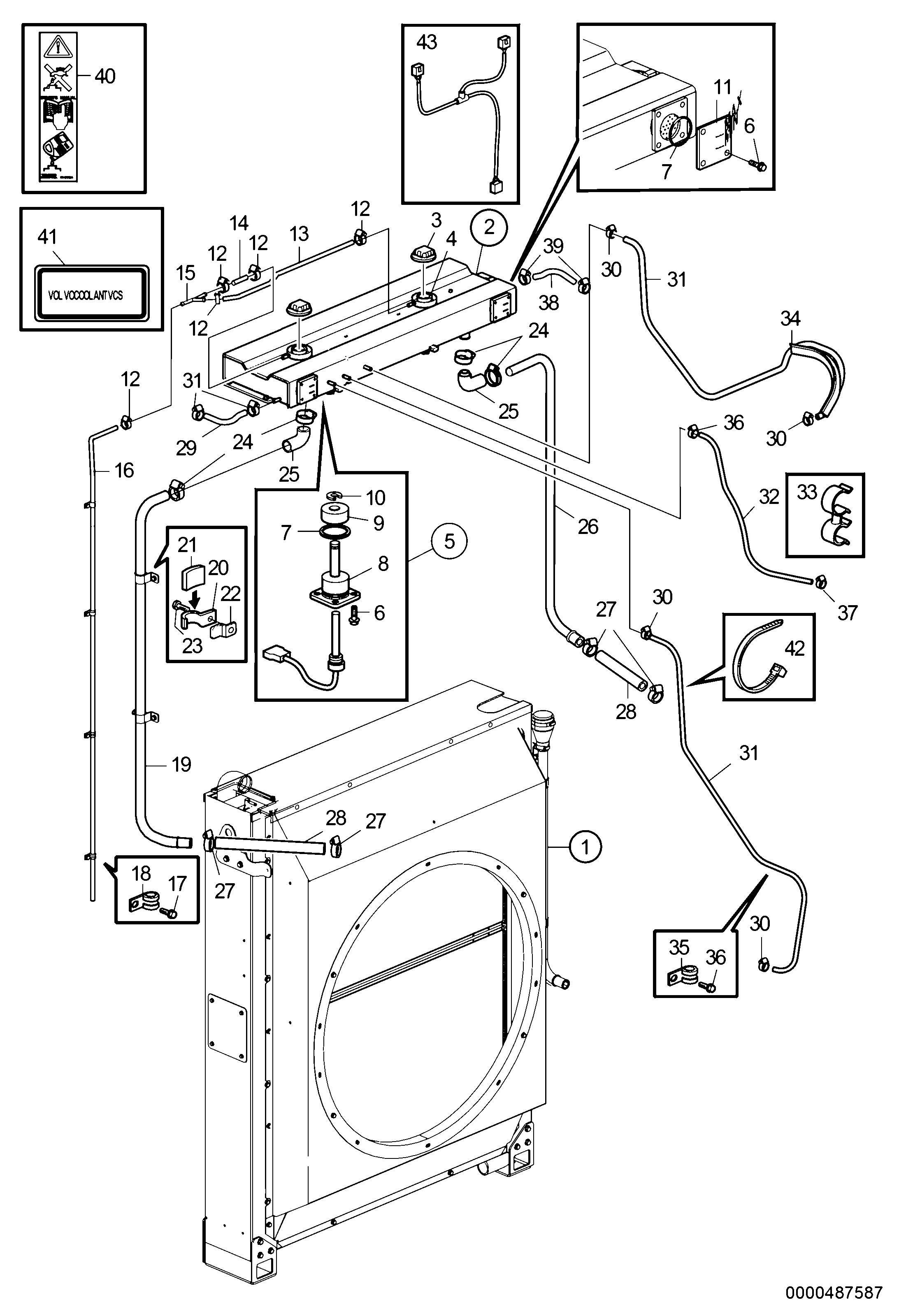 Схема узла Expansion Tank. Sn2016080036-