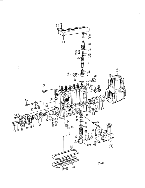 Схема узла Впрыск Топливный Насос Для Volvo Penta Tamd70C