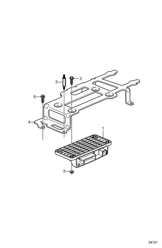 Схема узла Pcu Для Volvo Penta 8.1Ipsce-Mf