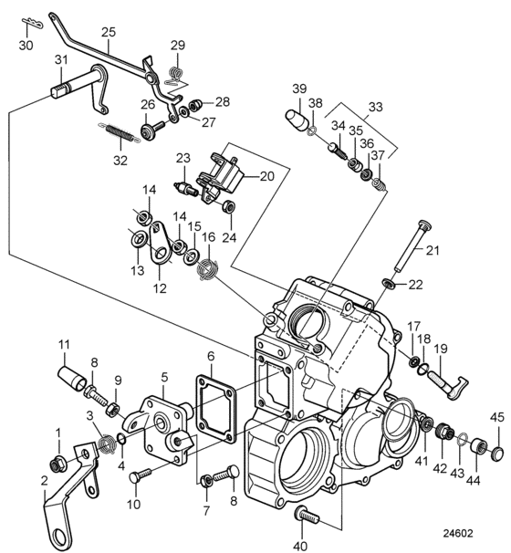 Схема узла Regulation System Для Volvo Penta D1-30F