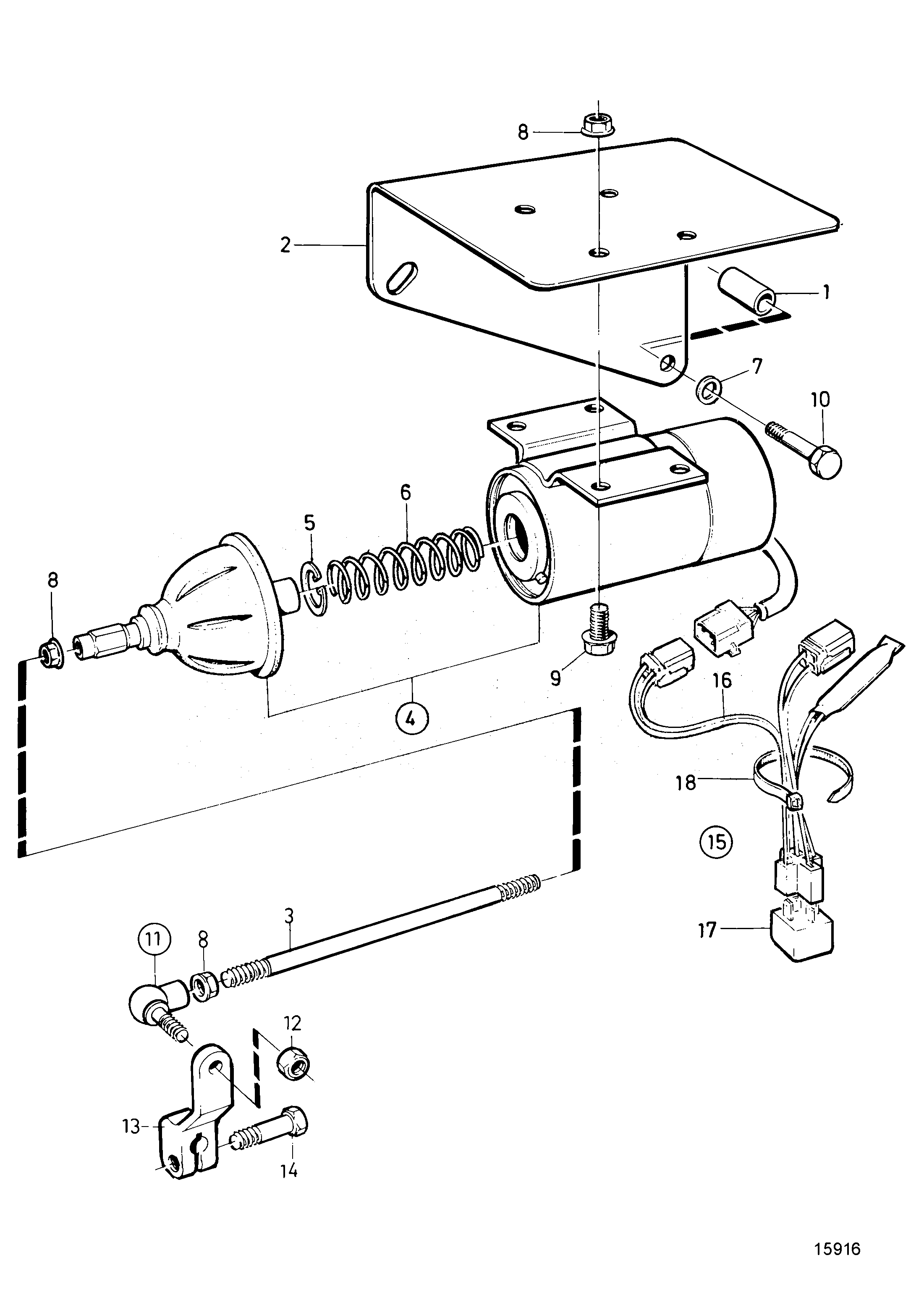 Схема узла Stop Solenoid 24V,Energized To Stop.time Relay Kit