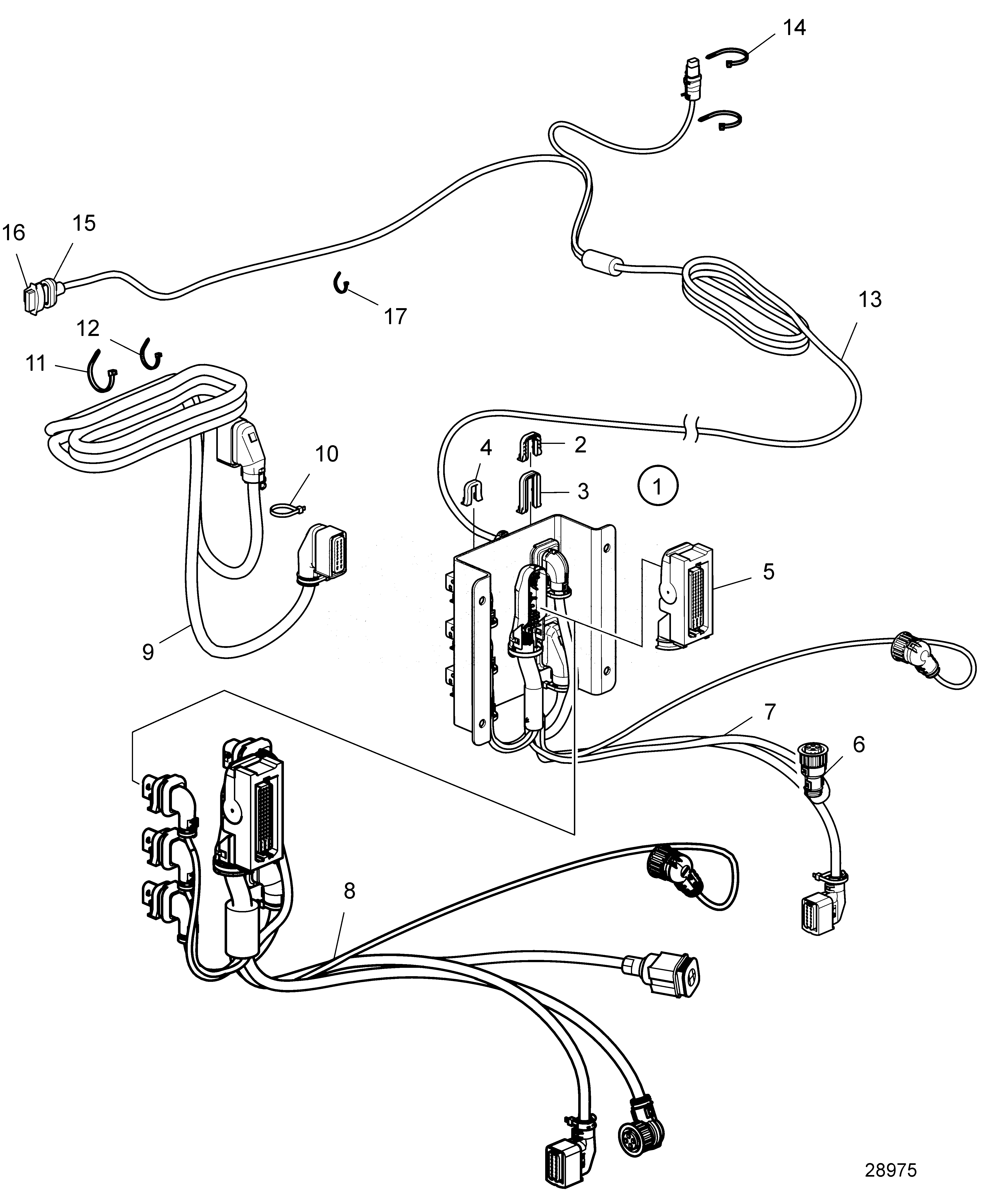 Схема узла Scr. Control System, Open Power Unit
