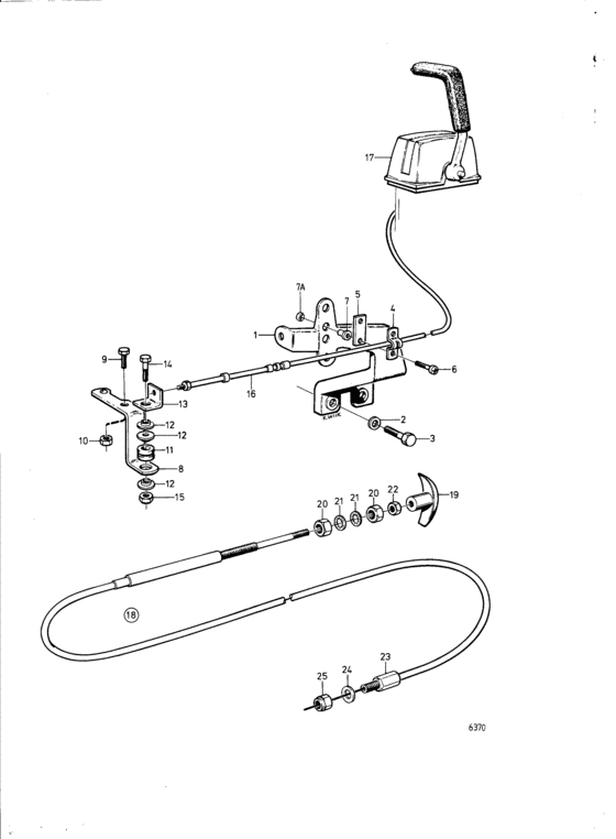 Схема узла Engine Speed Control And Stop Control Для Volvo Penta Aqad40B