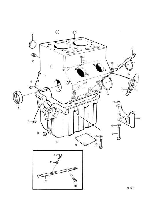 Схема узла Barrel Assy Cylinder Для Volvo Penta 2002