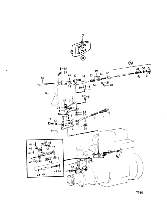 Схема узла Controls Для Volvo Penta Md2B