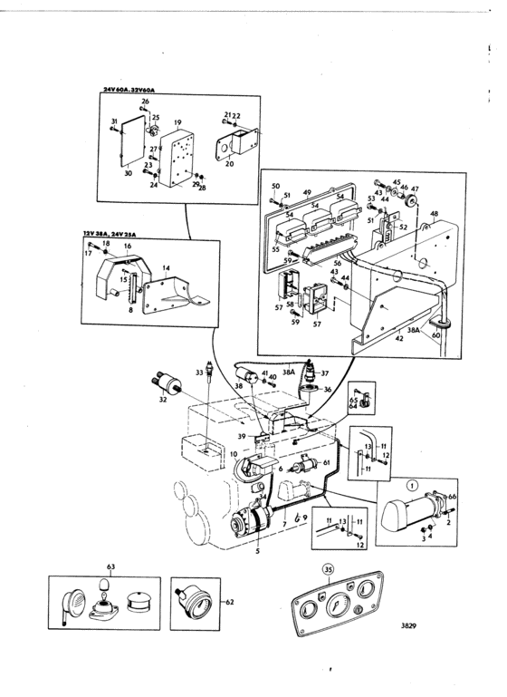 Схема узла Electrical System And Instrument: C Для Volvo Penta Tmd70B