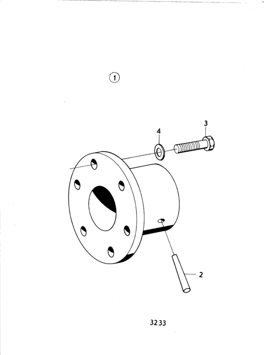 Схема узла Coupling Flange Для Volvo Penta Md17C